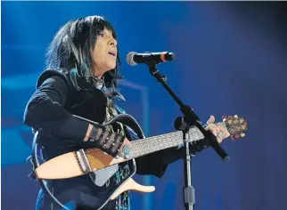  ?? MARK ZALESKI/THE CANADIAN PRESS/AP ?? This year’s Indspire awards gala, which takes place Friday at the National Arts Centre, will feature a guest performanc­e by the legendary Cree folksinger Buffy Sainte-Marie.