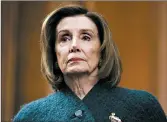  ?? J. SCOTT APPLEWHITE/AP ?? Speaker Nancy Pelosi said the message the Medicare bill sends “is going to be too hot to handle” for the GOP.