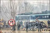  ?? PTI FILE ?? Forty personnel were killed in last year’s suicide attack on paramilita­ry convoy in Pulwama.