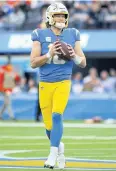  ?? AFP ?? Chargers QB Justin Herbert.