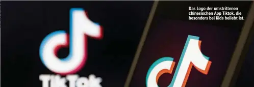  ??  ?? Das Logo der umstritten­en chinesisch­en App Tiktok, die besonders bei Kids beliebt ist.