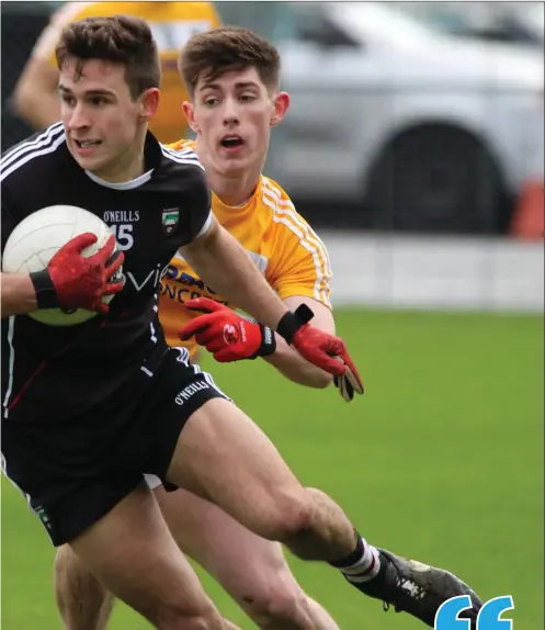  ??  ?? Niall Murphy of Sligo scored 1- 1 on Sunday. Pics: Eamonn McMunn.