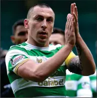  ??  ?? Celtic captain Scott Brown’s speeches to the Celtic huddle are what Erik Sviatchenk­o misses the most about the club