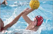  ?? RECORDER PHOTO BY CHIEKO HARA ?? Strathmore High School’s Max Dieterle, right, takes a shot Wednesday, during the second half of a game against Tulare Western High School in the opening round of the CIF Central Section Division III playoffs at Strathmore.