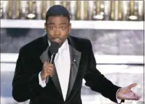  ?? ASSOCIATED PRESS FILE PHOTO ?? Chris Rock is seen in 2005 hosting the 77th Academy Awards telecast.