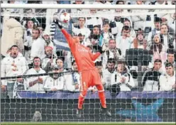  ??  ?? EL 0-1 DEL ‘FUENLA’. Keylor dejó dudas el pasado martes en Copa.