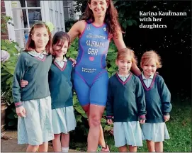  ?? PHOTO: SIMON MARKS ?? Karina Kaufmann with her daughters