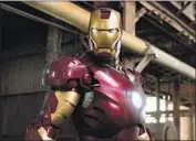  ?? Zade Rosenthal Marvel ?? THE COSTUME used in the 2008 “Iron Man” film disappeare­d from a warehouse in Pacoima.