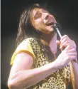  ?? JON SIEVERT/GETTY IMAGES ?? Steve Perry performs during Journey’s heyday in the 1980s. ‘Don’t Stop Believin’ ’ was a big hit in 1981.