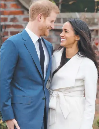  ?? Picture: CHRIS JACKSON/GETTY IMAGES ?? Prince Harry and Meghan Markle could be sending postcards back to Buckingham Palace featuring whale watching, six-star luxury at The Star, some of our wonderful craft brews or food trucks if they accept an invitation to honeymoon here.