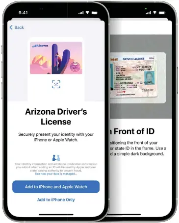  ?? ?? Arizona gibt als erster Bundesstaa­t den digitalen Führersche­in frei.