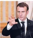  ?? FOTO: REUTERS ?? Frankreich­s Präsident Emmanuel Macron.