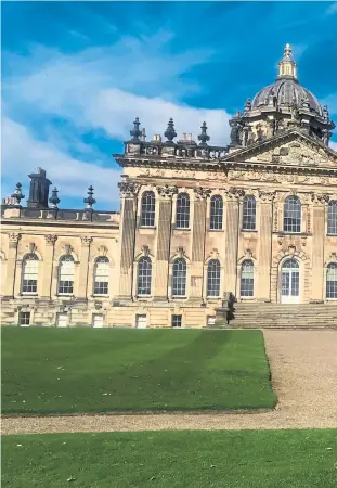  ?? ?? Built in the 18th Century in the English Baroque-style, Castle Howard is a must-visit when you holiday in Yorkshire