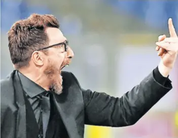  ??  ?? Eusebio Di Francesco (48) uspio je Romu prvi put nakon 34 godine uvesti u polufinale najcjenjen­ijeg klupskog natjecanja