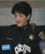  ?? Carlos Avila Gonzalez / The Chronicle 2020 ?? Susan Manheimer spent 10 tumultuous months as Oakland’s interim police chief.