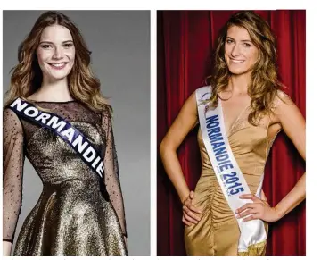  ??  ?? Esther Houdement (Miss Normandie 2016) et Daphné Bruman (Miss Normandie 2015) participer­ont au show des Cherries.