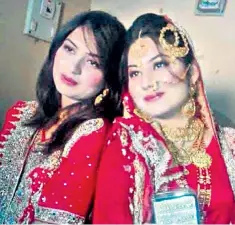  ?? ?? Murdered sisters Aneesa and Arooj Abbas were lured from Spain to Pakistan by family