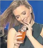  ??  ?? Johansson es imagen de Sodastream