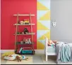  ??  ?? Bright colours are perfect for a child’s room