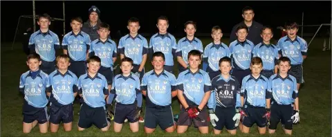  ??  ?? The gallant runners-up from Rathangan.