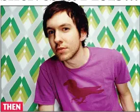  ??  ?? Meteoric rise: Calvin Harris in an early publicity shot from 2008 THEN
