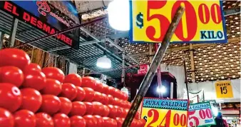  ?? ?? FRENO. La inflación regresó a niveles de junio-julio, borrando el progreso logrado hasta el momento.