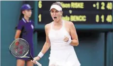  ?? EPA ?? 17.30
Kampfstark­e Belinda Bencic. Verfolgen Sie Federers 3. Partie: 20min.ch