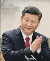  ??  ?? Agenda. El presidente chino, Xi Jinping, en Pekín el 25 de octubre.