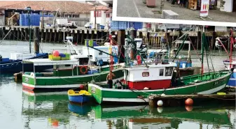  ??  ?? ABOVE The bustling working harbour of Saint-jean-de-luz INSET The charming houses in Espelette are painted in the traditiona­l Basque style: white with red or green woodwork