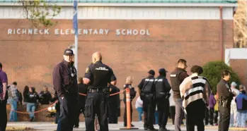  ?? BILLY SCHUERMAN/STAFF ?? The Richneck Elementary first grader who shot his teacher during class in January will not face charges, as first reported by NBC News on Wednesday.