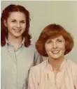  ??  ?? Leigh Corfman, left, with her mother, Nancy Wells, around 1979 when Corfman was 14 years old.