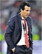  ??  ?? Testing times: Unai Emery needs to overhaul his squad in the summer
