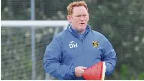  ??  ?? Busy week Livi boss David Hopkin will take his team to Brechin then Northern Ireland