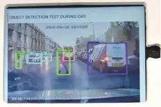  ?? Ahmed Ramzan/Gulf News ?? The taxis will have two cameras, one in the front and one in the rear, designed for monitoring activities on the street.