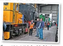  ?? MIKE STOKES ?? A view inside the Garw Valley Railway’s shed at Pontycymer. Visible behind ‘Austerity’ 0-6-0ST Works No. 3840 (in ‘J94’ guise as No. 68070), is RSH 0-4-0ST Works No. 7705, from which £20,000 worth of parts have been stolen.