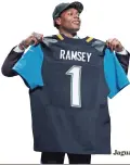  ?? KAMIL KRZACZYNSK­I, USA TODAY SPORTS ?? Jaguars’ top pick Jalen Ramsey