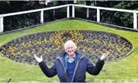  ?? PHOTO: PETER MCINTOSH ?? Professor Kevin Clements at the site of the planned Archibald Baxter Peace Garden in George St in November last year.