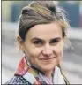  ??  ?? JO COX: Sister Kim Leadbeater said ITV was ‘wonderful’ to launch the grants.