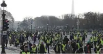  ?? - AFP file photo ?? PROTEST: The ‘yellow vest’ protest began on November 17 in opposition to rising fuel taxes.