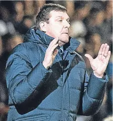  ??  ?? St Johnstone manager Tommy Wright.