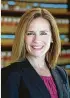  ??  ?? Associated Press Judge Amy Coney Barrett is among the top contenders.