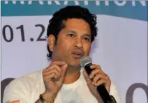  ??  ?? Sachin Tendulkar