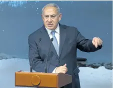  ?? THE ASSOCIATED PRESS FILES ?? Israeli Prime Minister Benjamin Netanyahu could be indicted for alleged corruption stemming from two police investigat­ions.