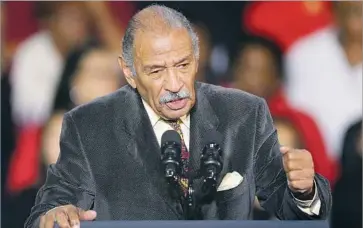  ?? Carlos Osorio Associated Press ?? REP. JOHN CONYERS JR. faces an ethics investigat­ion into claims he sexually harassed female staffers.