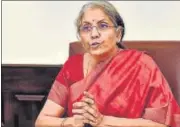  ?? PTI ?? Ease 4.0 reforms agenda for 2021-22 is likely to be unveiled by finance minister Nirmala Sitharaman later this week.