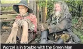  ??  ?? Worzel is in trouble with the Green Man
WORZEL GUMMIDGE BBC1, 7pm