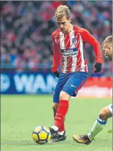  ?? FOTO: SIRVENT ?? Griezmann Ya le buscan recambio