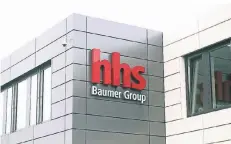  ??  ?? Die Baumer hhs GmbH präsentier­t sich auf der Drupa in Düsseldorf als Vorreiter bei der Produktion von Maschinen für moderne Verpackung­en.