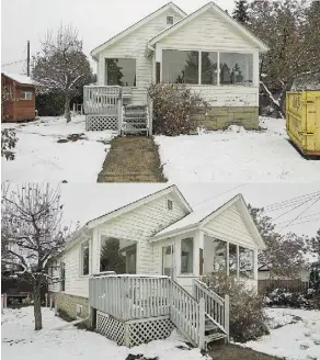  ??  ?? Ken and Sandie Stadt worked with Effect Home Builders and architect Tai Ziola to update their 1,375-square-foot bungalow in Avonmore.