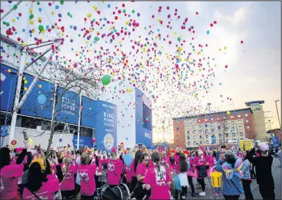  ??  ?? A record-breaking £100,000 has been raised for LOROS Hospice at its Twilight Walk